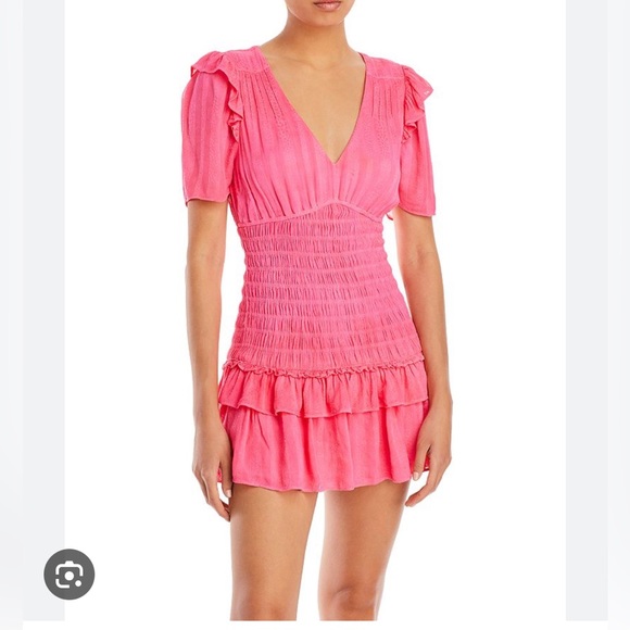 LoveShackFancy Rena Smocked Mini Dress - Picture 3 of 3